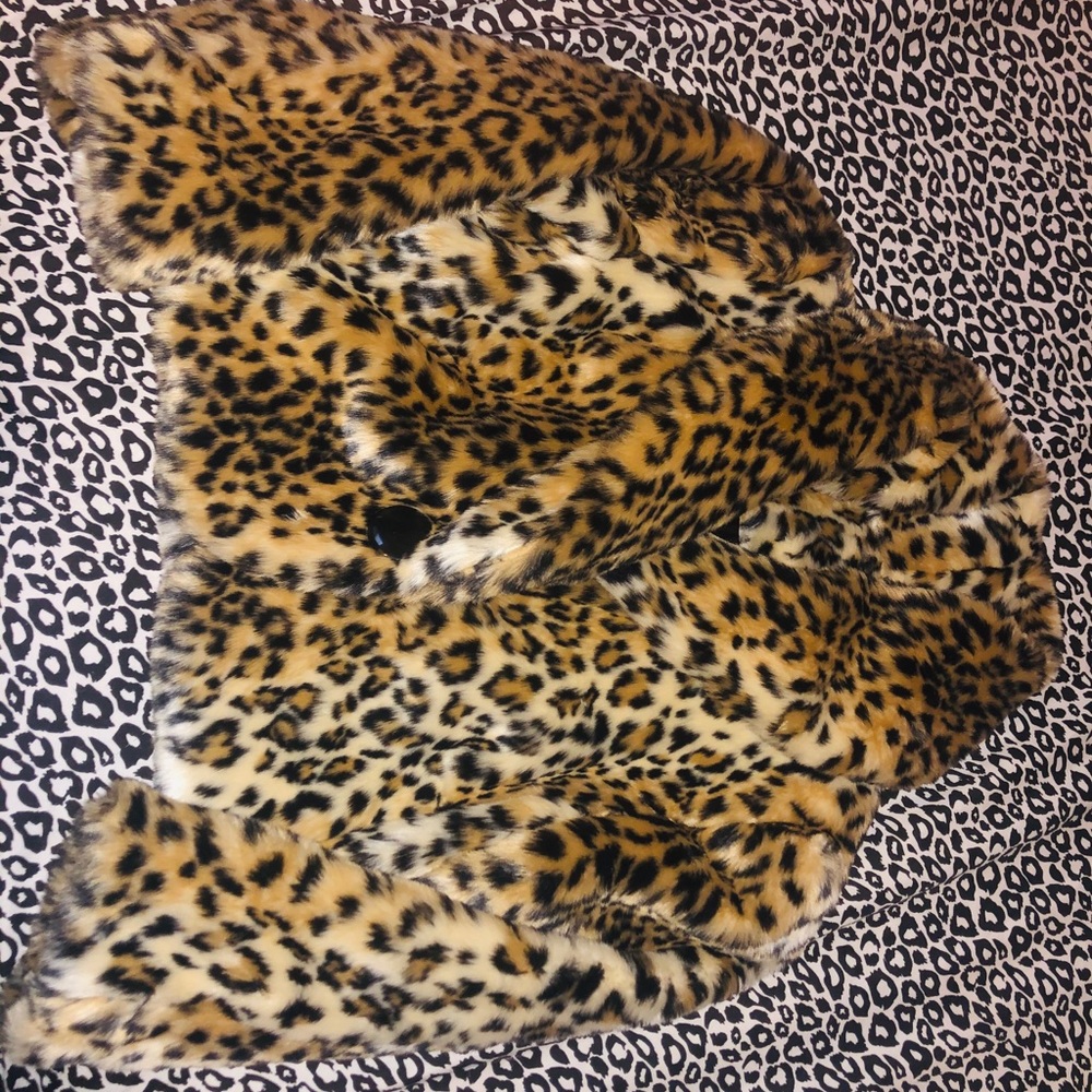 Cheetah Print Fur Coat